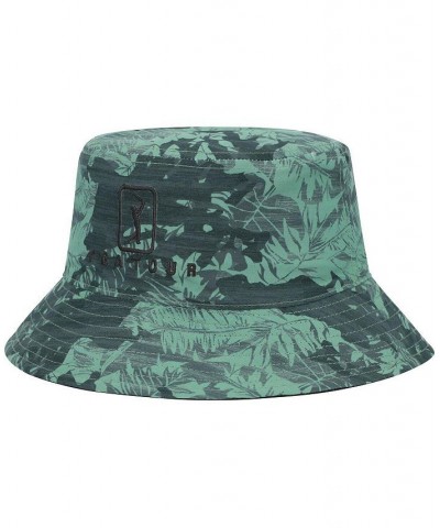 Men's Green, Black Reversible Bucket Hat $17.91 Hats