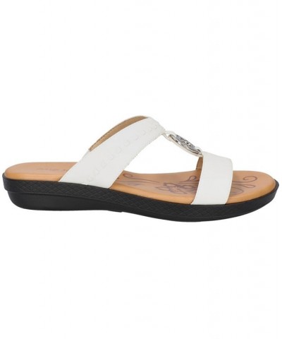 Women's Talia Slide Sandals White $37.80 Shoes