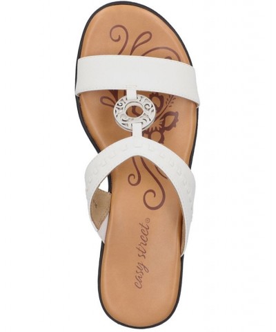 Women's Talia Slide Sandals White $37.80 Shoes