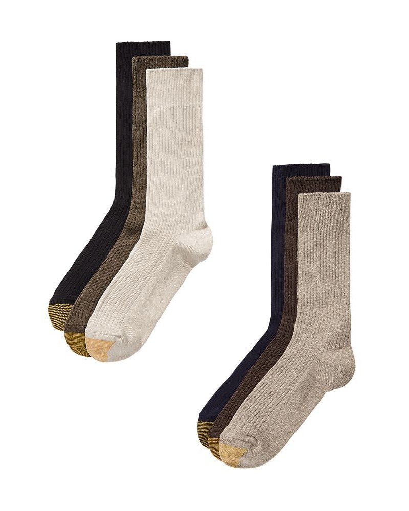 Men's 6-Pack. Casual Stanton Socks Khaki Assortment $13.04 Socks