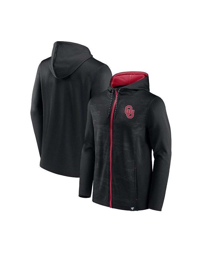 Men's Branded Black Oklahoma Sooners Ball Carrier Full-Zip Hoodie $36.00 Sweatshirt