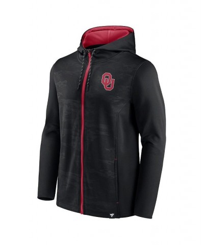 Men's Branded Black Oklahoma Sooners Ball Carrier Full-Zip Hoodie $36.00 Sweatshirt