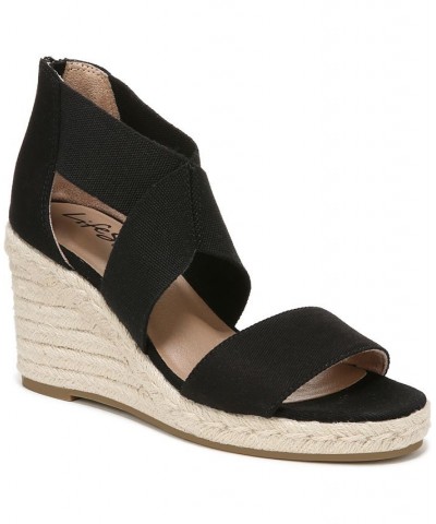 Thrive Wedge Espadrilles Black $41.40 Shoes