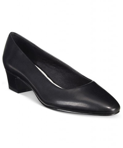 Prim Kitten Heel Pumps Black $30.10 Shoes