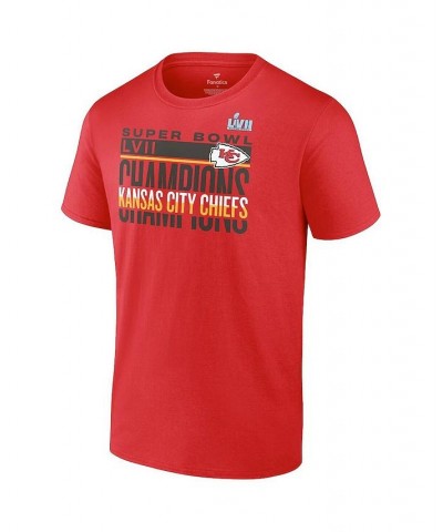 Men's Branded Red Kansas City Chiefs Super Bowl LVII Champions Big and Tall Signature Roster T-shirt $23.32 T-Shirts