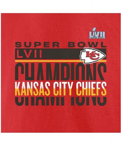 Men's Branded Red Kansas City Chiefs Super Bowl LVII Champions Big and Tall Signature Roster T-shirt $23.32 T-Shirts