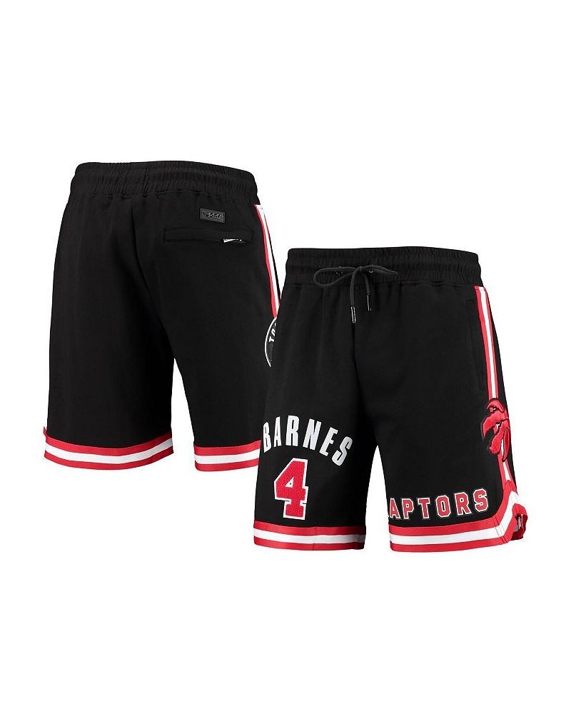 Men's Scottie Barnes Black Toronto Raptors Player Replica Shorts $39.56 Shorts