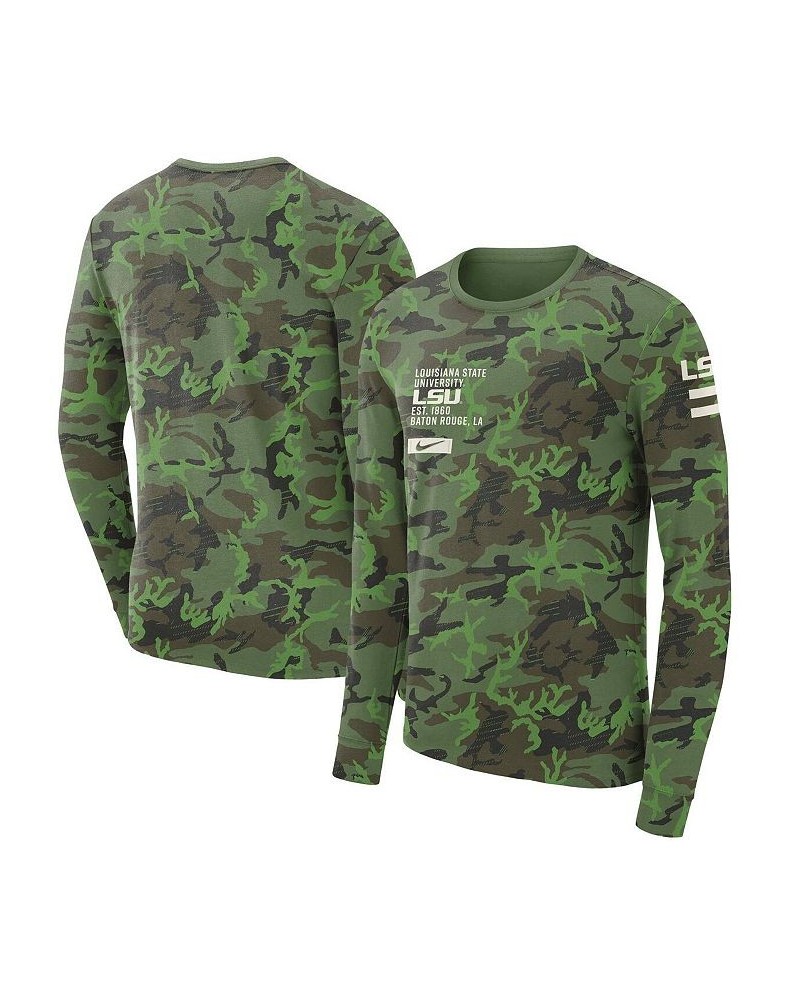 Men's Camo LSU Tigers Military-Inspired Long Sleeve T-shirt $29.63 T-Shirts