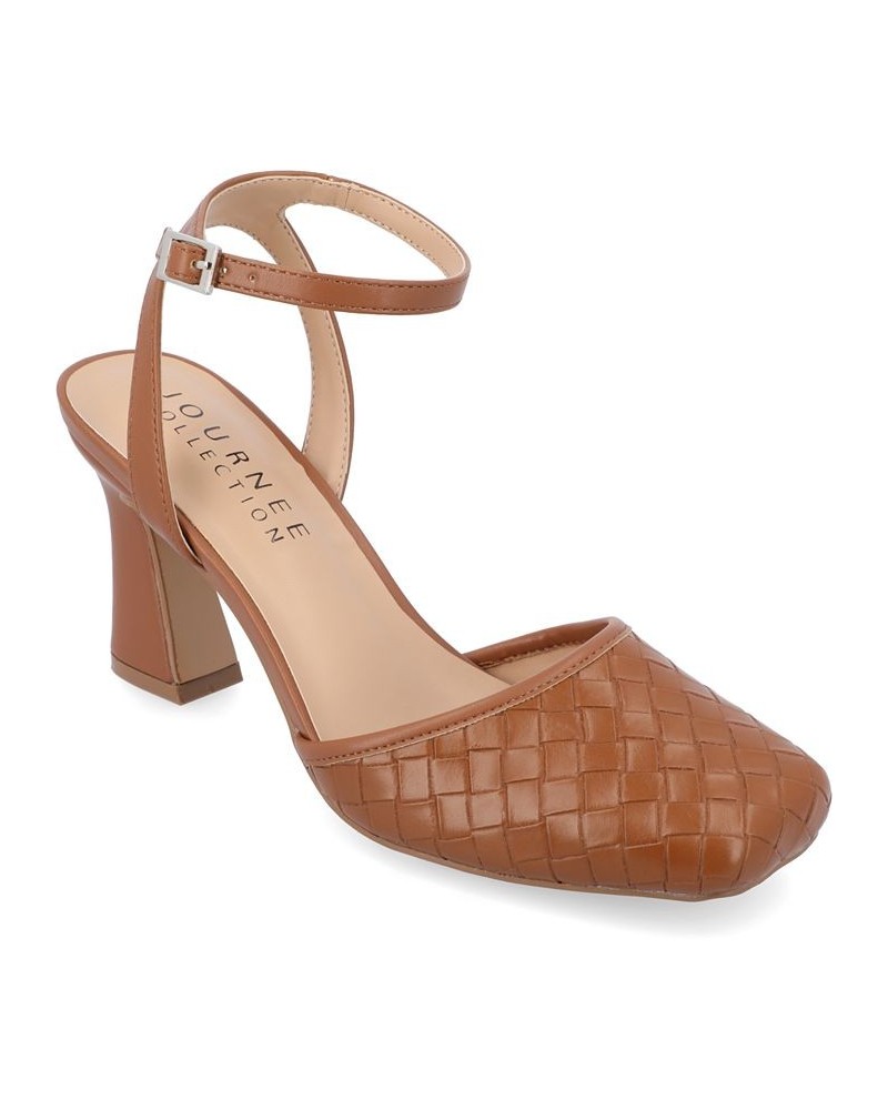 Women's Moriah Heel Brown $47.00 Shoes