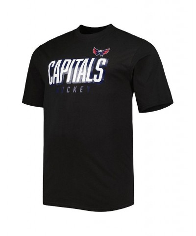 Men's Black, Heather Gray Washington Capitals Big and Tall Two-Pack T-shirt Set $35.20 T-Shirts