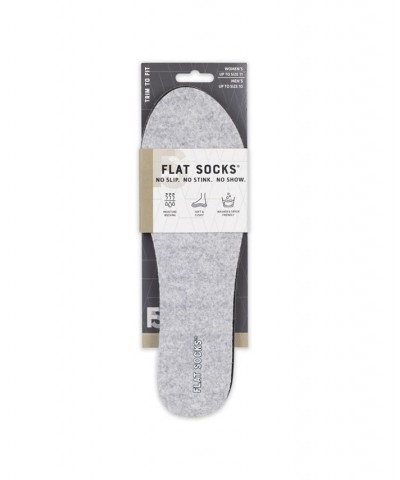 Women's Light Gray, Dark Gray, Sand, Flat Socks Gray $11.99 Accessories