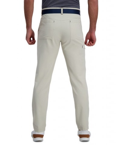 The Active Series™ Slim-Straight Fit Flat Front Urban Pant Beige $28.04 Pants