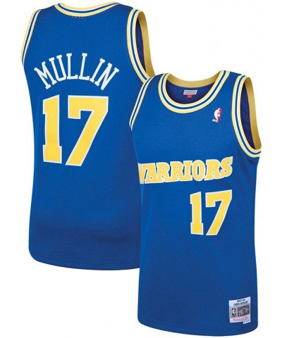 Men's Chris Mullin Royal Golden State Warriors 1993-94 Hardwood Classics Swingman Player Jersey $46.40 Jersey