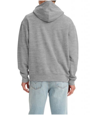 Men's Relaxed Fit Graphic Logo Hoodie Sweatshirt Gray $15.31 Sweatshirt