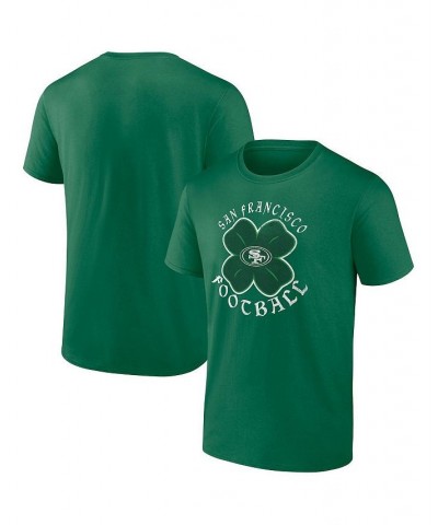 Men's Branded Kelly Green San Francisco 49ers Celtic Clover T-shirt $15.19 T-Shirts