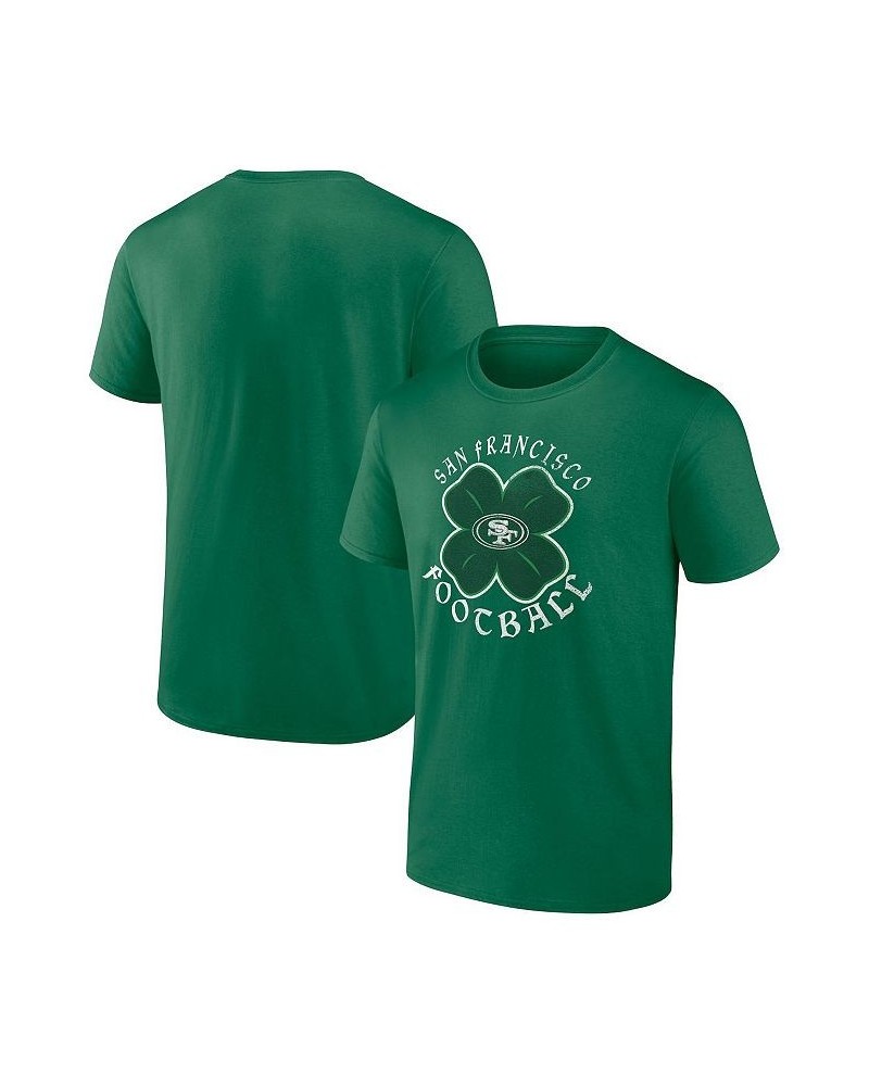 Men's Branded Kelly Green San Francisco 49ers Celtic Clover T-shirt $15.19 T-Shirts