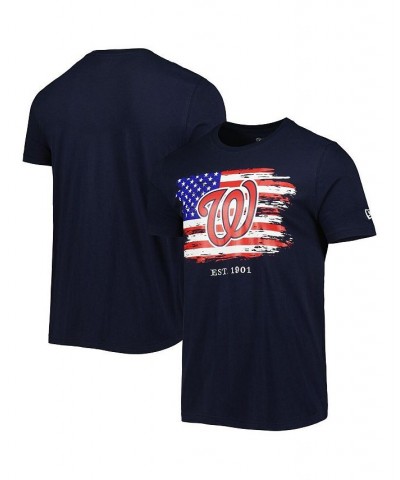 Men's Navy Washington Nationals 4th of July Jersey T-shirt $25.91 T-Shirts