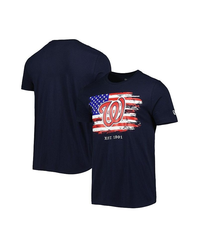 Men's Navy Washington Nationals 4th of July Jersey T-shirt $25.91 T-Shirts