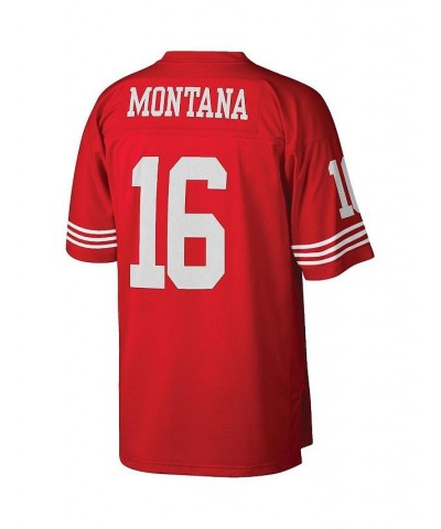 Men's Joe Montana Scarlet San Francisco 49ers Legacy Replica Jersey $52.70 Jersey