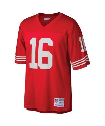 Men's Joe Montana Scarlet San Francisco 49ers Legacy Replica Jersey $52.70 Jersey