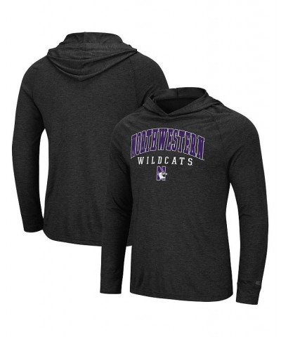 Men's Charcoal Northwestern Wildcats Campus Long Sleeve Hooded T-shirt $23.39 T-Shirts