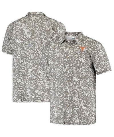 Men's Gray Texas Longhorns Super Slack Tide Button-Up Shirt $31.50 Shirts