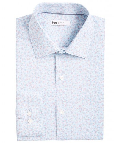 Men's Slim Fit Floral Print Dress Shirt Multi $24.75 Dress Shirts