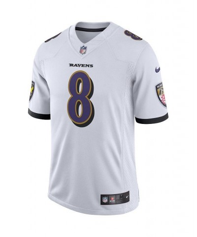 Men's Lamar Jackson White Baltimore Ravens Vapor Limited Jersey $56.10 Jersey