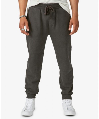 Men's Elastic Drawstring Sueded Terry Jogger Pant $43.73 Pants