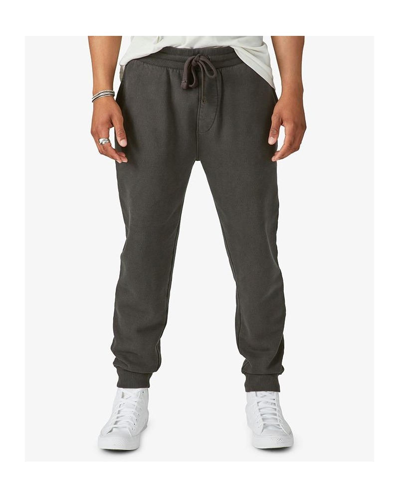 Men's Elastic Drawstring Sueded Terry Jogger Pant $43.73 Pants