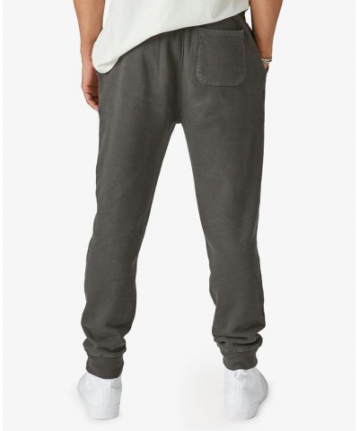 Men's Elastic Drawstring Sueded Terry Jogger Pant $43.73 Pants