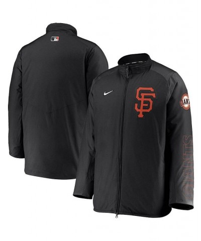 Men's Black San Francisco Giants Authentic Collection Team Dugout Full-Zip Jacket $75.60 Jackets