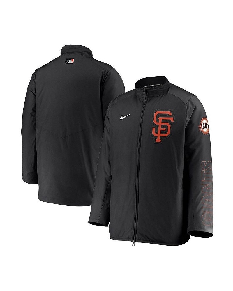 Men's Black San Francisco Giants Authentic Collection Team Dugout Full-Zip Jacket $75.60 Jackets