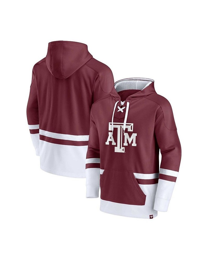 Men's Branded Maroon Texas A&M Aggies First Battle Pullover Hoodie $40.49 Sweatshirt