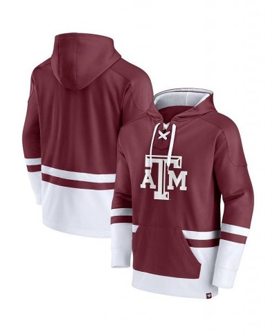 Men's Branded Maroon Texas A&M Aggies First Battle Pullover Hoodie $40.49 Sweatshirt