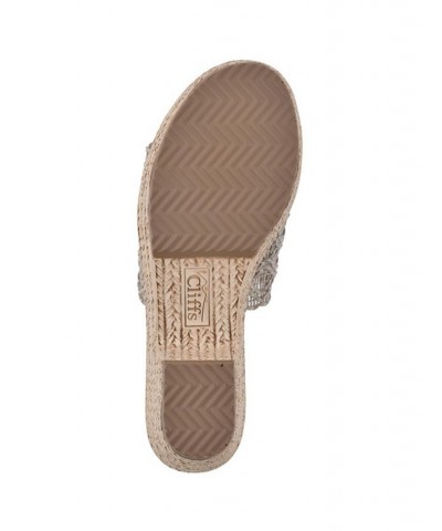 Women's Biankka Platform Comfort Sandal Tan/Beige $28.29 Shoes