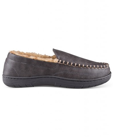 Men's Indoor/Outdoor Fleece-Lined Venetian Sippers Gray $18.85 Shoes