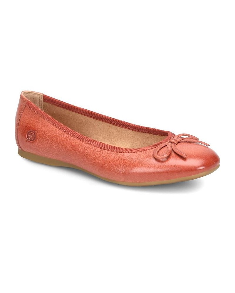 Women's Brin Comfort Flats Brown $49.50 Shoes