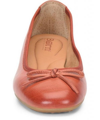 Women's Brin Comfort Flats Brown $49.50 Shoes