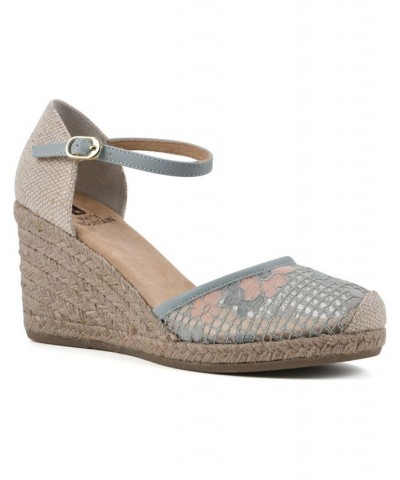 Women's Mamba Espadrille Wedges PD07 $46.28 Shoes