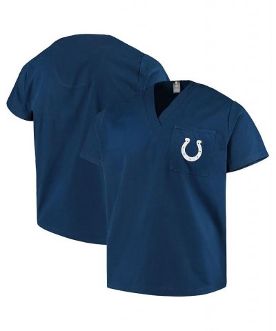 Men's Royal Indianapolis Colts Scrub Top $24.29 Tops