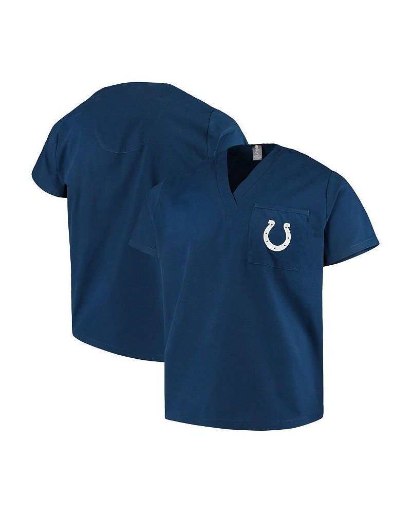 Men's Royal Indianapolis Colts Scrub Top $24.29 Tops