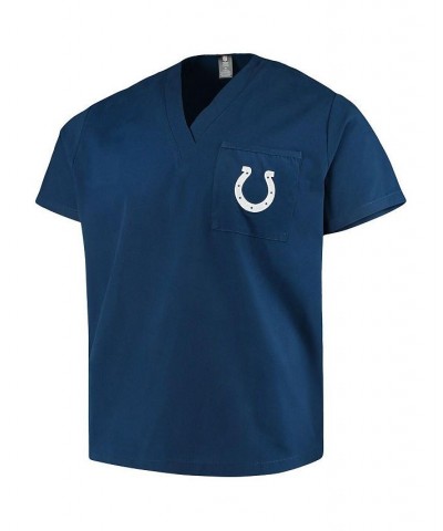 Men's Royal Indianapolis Colts Scrub Top $24.29 Tops