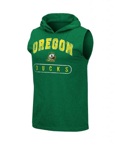 Men's Heathered Green Oregon Ducks Varsity Hoodie Tank Top $20.79 T-Shirts