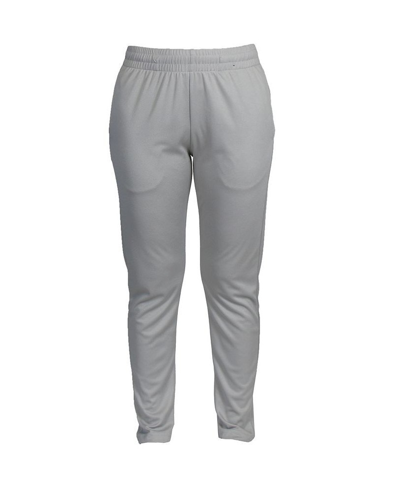 Men's Dry Fit Moisture Wicking Performance Active Pants Silver $18.36 Pants