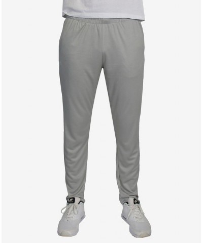 Men's Dry Fit Moisture Wicking Performance Active Pants Silver $18.36 Pants