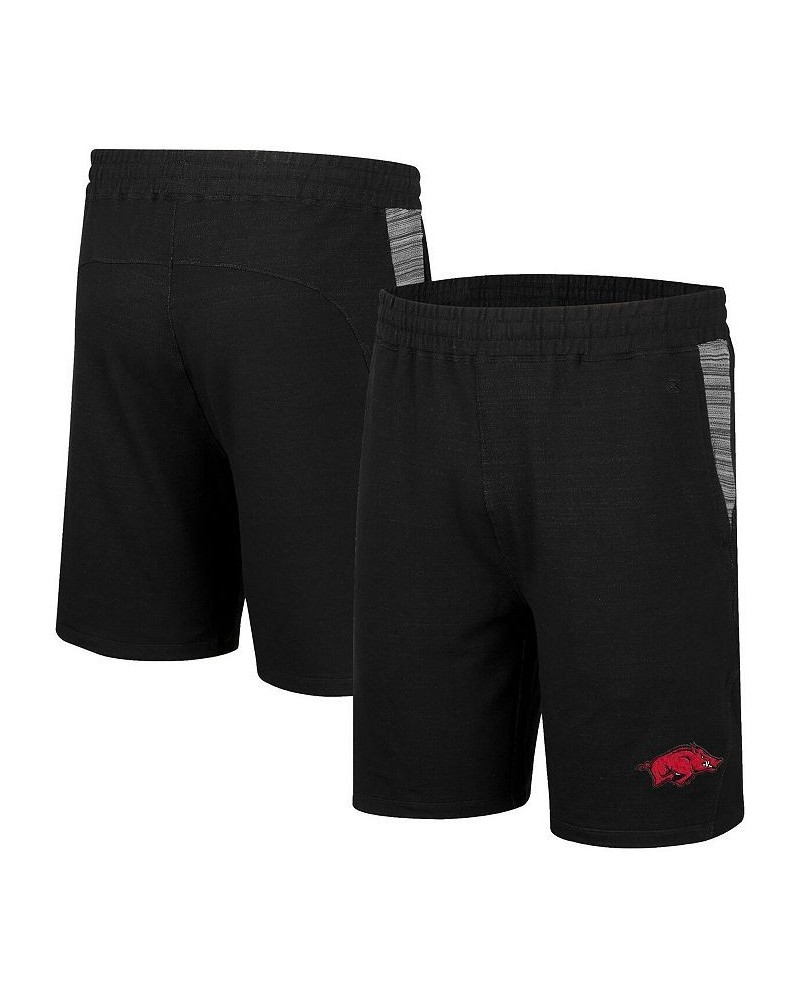 Men's Black Arkansas Razorbacks Wild Party Shorts $23.59 Shorts