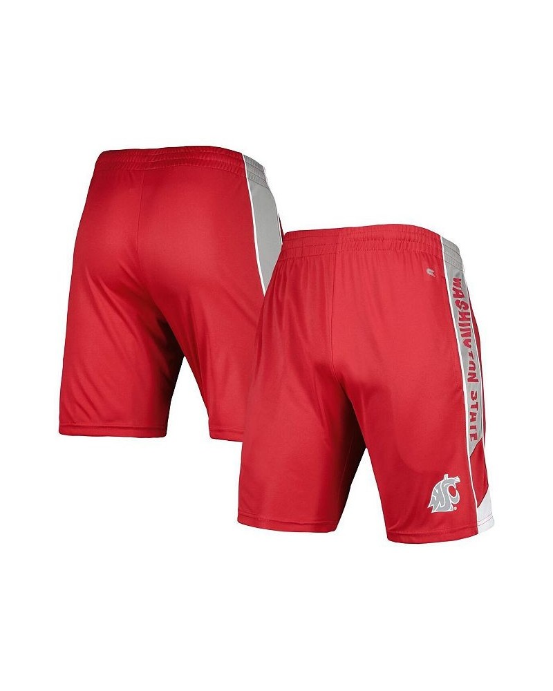 Men's Crimson Washington State Cougars Pool Time Shorts $19.35 Shorts