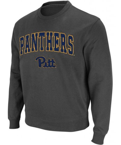 Men's Charcoal Pitt Panthers Arch Logo Sweatshirt $28.80 Sweatshirt