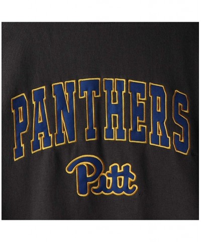 Men's Charcoal Pitt Panthers Arch Logo Sweatshirt $28.80 Sweatshirt